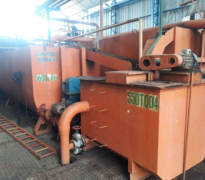 Tanque Mexedeira C/ Motor e Redutor; TAG: 550TQ04