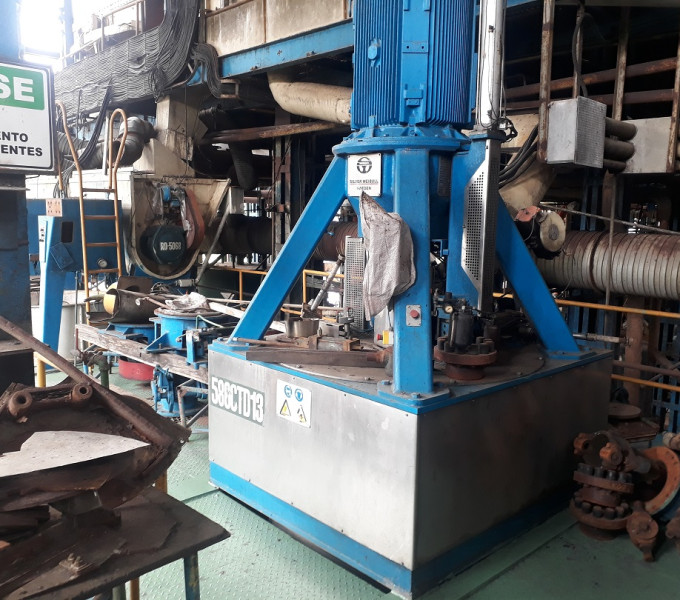 Centrifuga descontinua P/ Açúcar Silver Weibull 1500E Com painel de Comando e IHM; TAG: 580CTD13