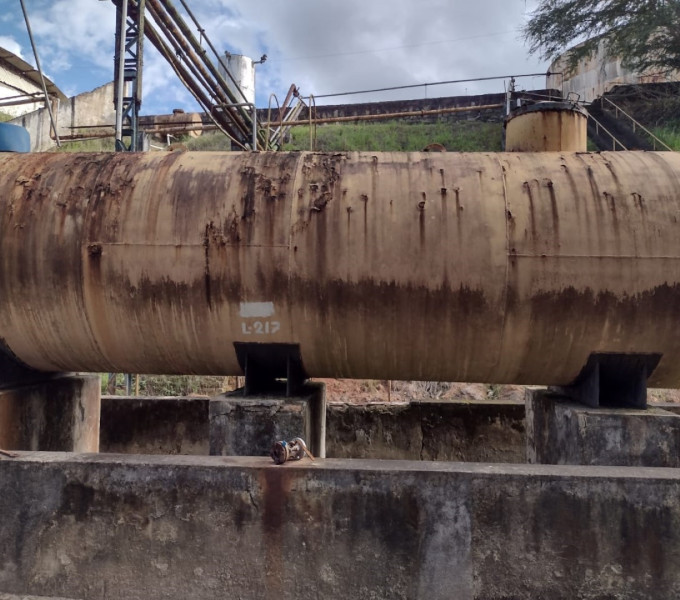 Tanque de acido em A/C 20m³