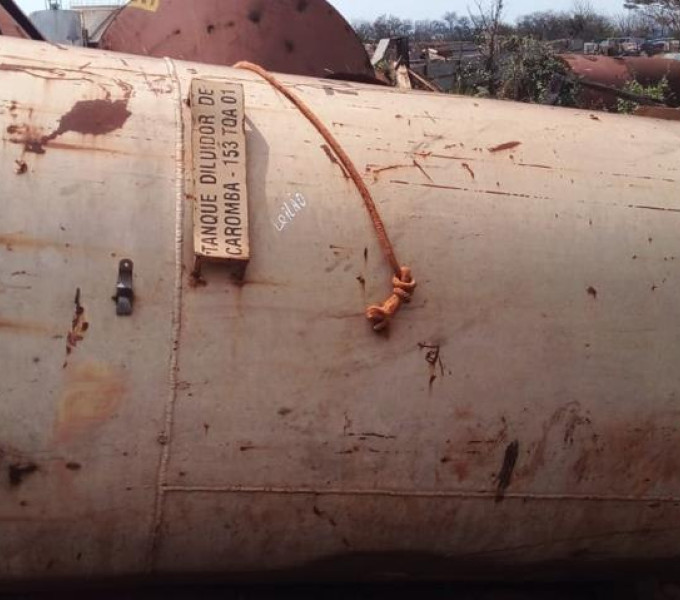 Tanque diluidor de caromba 1,3 x 2,7m