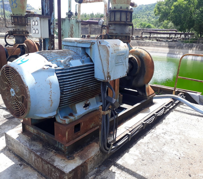 Conjuntos Motor-Bomba EQUIPE/WEG 300Cv 1300M³/H; TAG: 590MB25