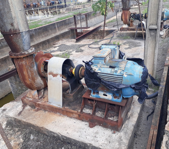 Conjuntos de Motor-Bomba EQUIPE WEG 1230L/H 100Cv; TAG: 590RES11