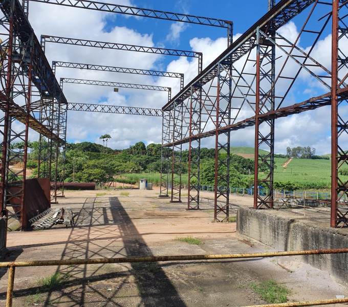 Prédio da casa de cana estrutura em vigas 50m x 20m
