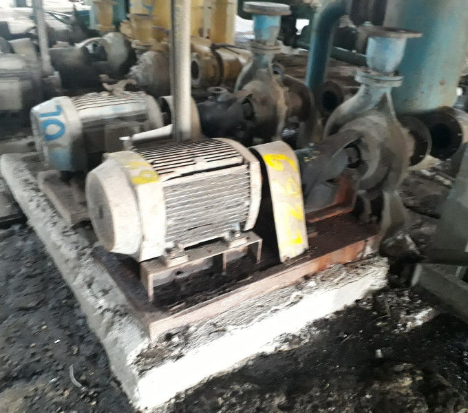Conjunto Motor-Bomba Equipe/WEG Aprox. 60Cv; TAG: 540MB15