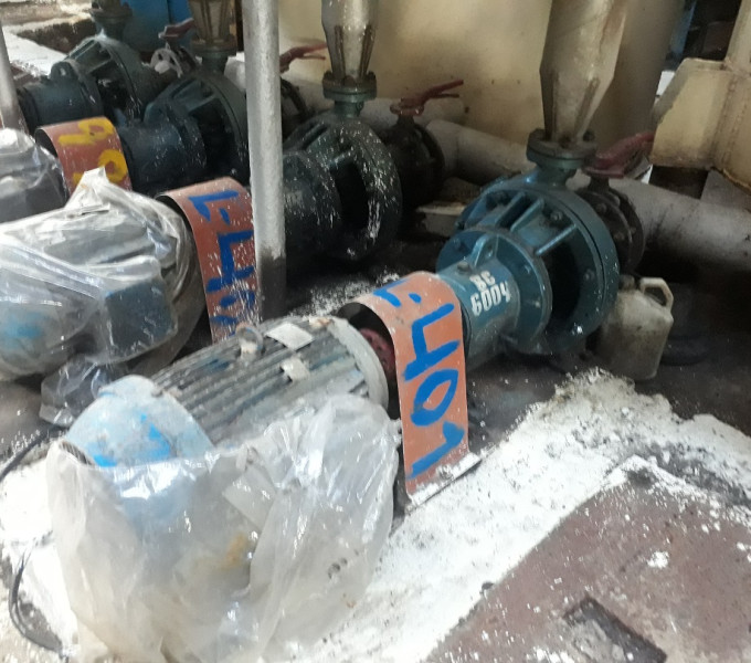 Motor-Bomba OMEL/WEG 25Cv 50M³/H; TAG: 610MB01