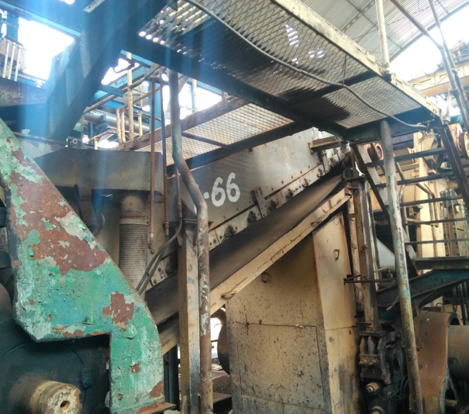 Esteira de borracha completa c/ motor-redutor