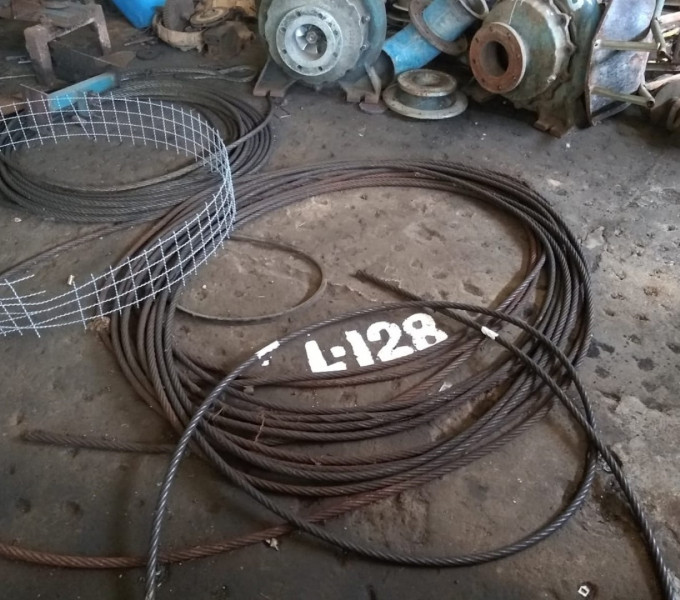 Diversas cordoalhas em aço