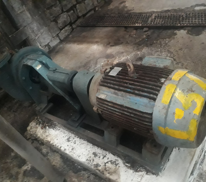 Motor-Bomba WEG/Equipe 50Cv/250M³/H; TAG: 520MB21