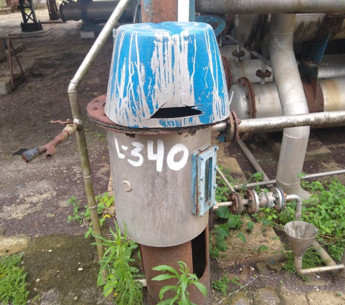 Tanque em inox p/ analise de vinhaça pequeno