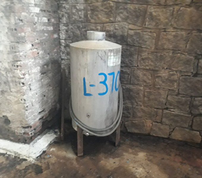 Tanque vertical aço inox 200L S/IND