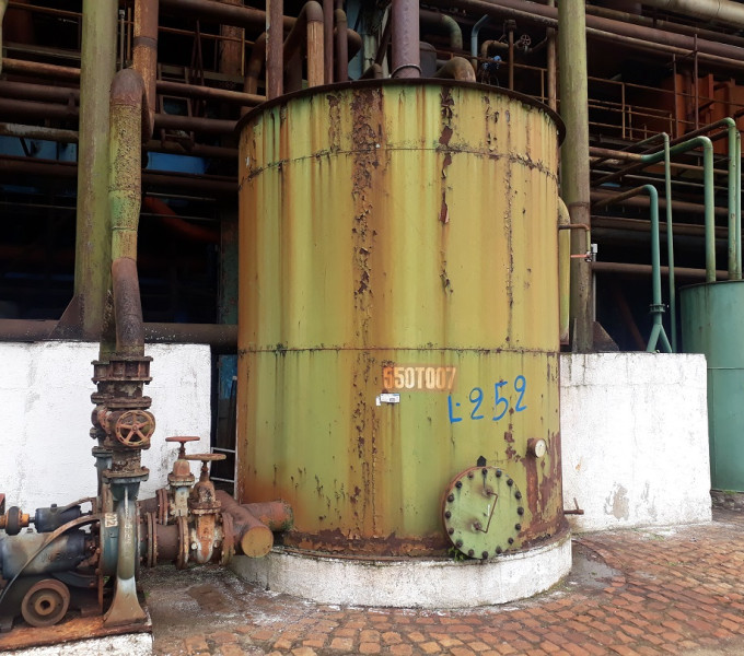 Tanque P/ Água em A/C 10.000L; TAG: 550TQ07
