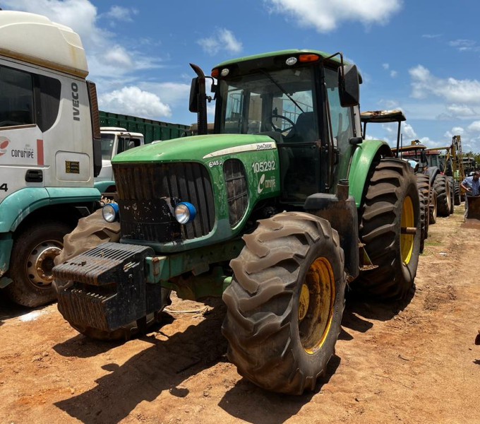 Trator John Deere JD 6145-4 cabinado, 2010, Frota: 105292