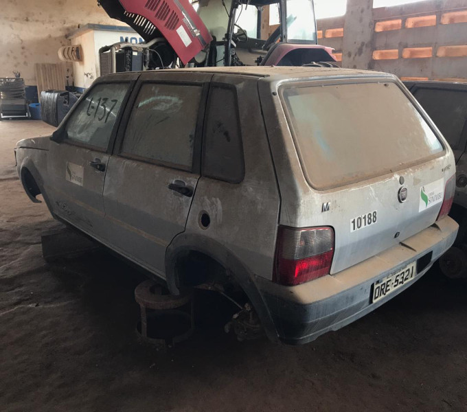 01 VEÍCULO FIAT UNO/MILLE FIRE WAY ECON ORE-5321, ANO 2013 FROTA: 10188