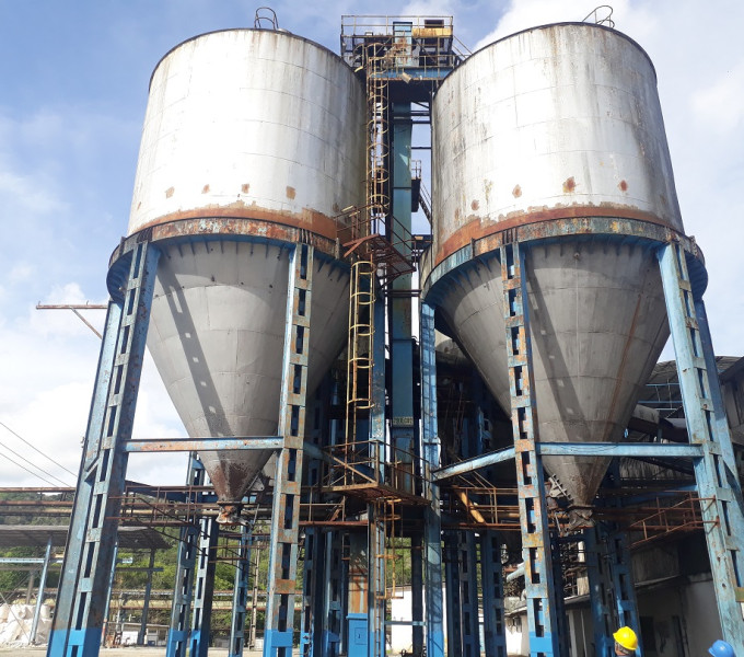 Silo P/ açúcar c/ Estrutura A/C Cap. 500 Sacos