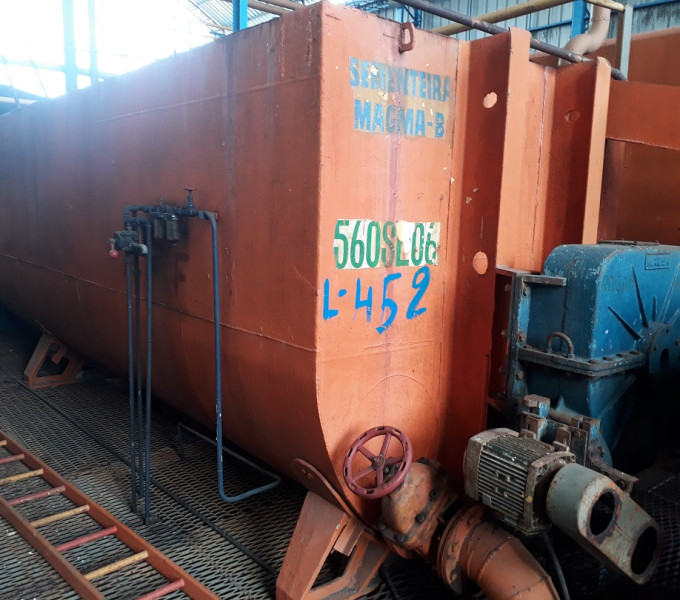 Sementeira Horizontal 250Hl da Refinaria C/ Motor e Redutor, Sistema Completo; TAG: 560SE06