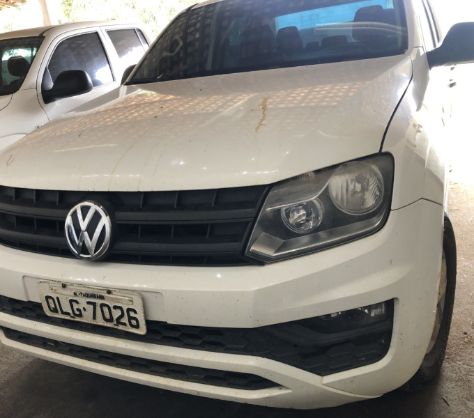 Camionete Volkswagem Amarok CD 4X4 S Branca, Ano e Modelo 2017, Diesel, Renavan 01129441935, Placa QLG 7026