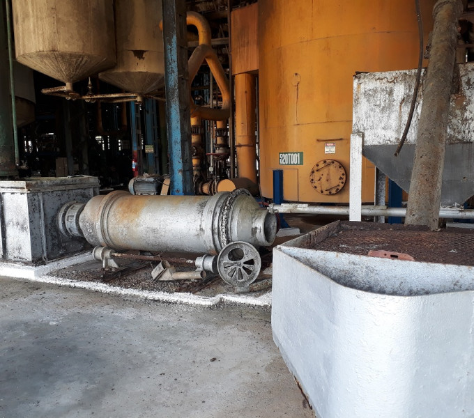 Enxofreira completa C/ Motor e Redutor e Coluna de Sulfitação Aço Inox