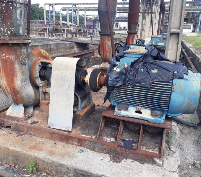 Conjuntos de Motor-Bomba EQUIPE WEG 1230L/H 100Cv; TAG: 590RES07