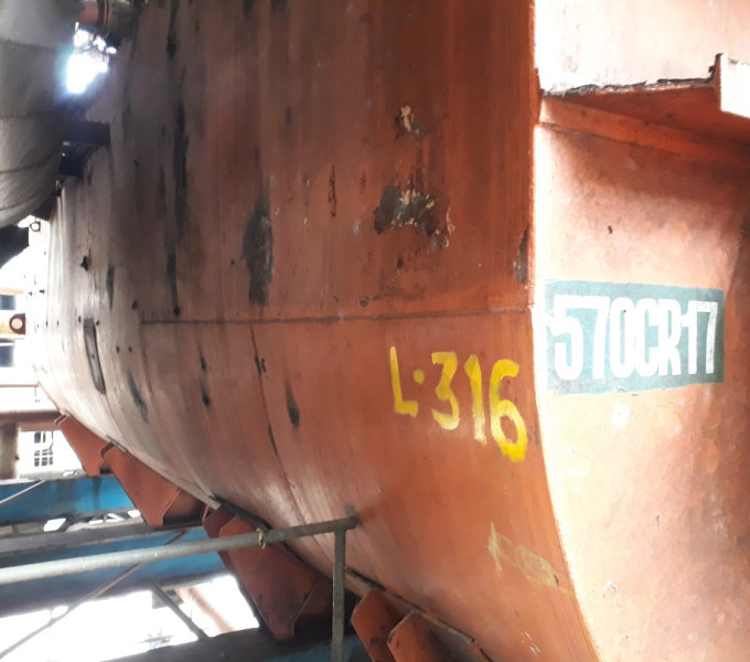 Cristalizador horizontal 600hl completo; TAG; 570CR017