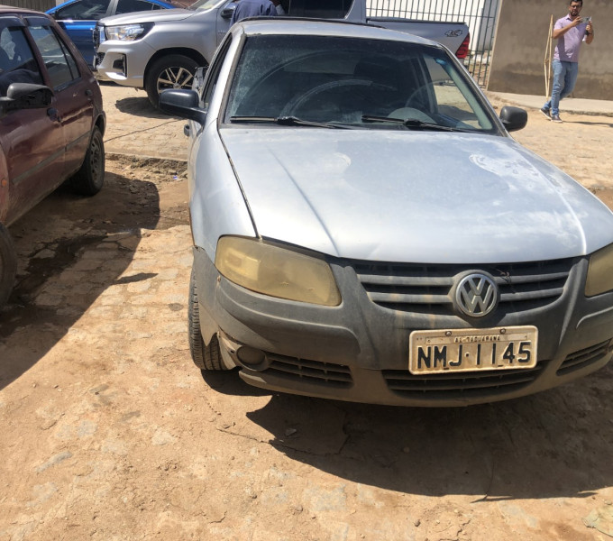 Volkswagem Saveiro 1.6 Titan Prata, Ano e modelo 2009, Flex, Renavan 00155096885, Placa  NMJ-1145