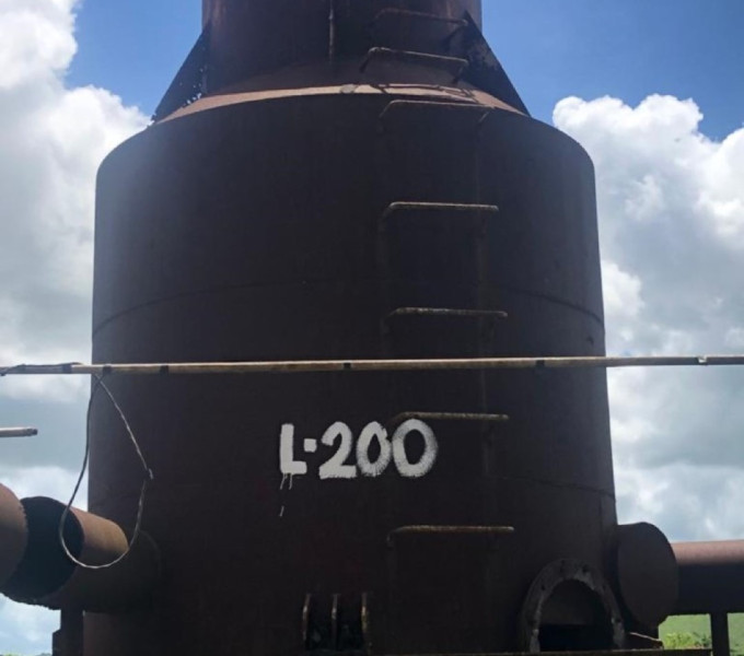 Tanque de alivio de vapor em A/C
