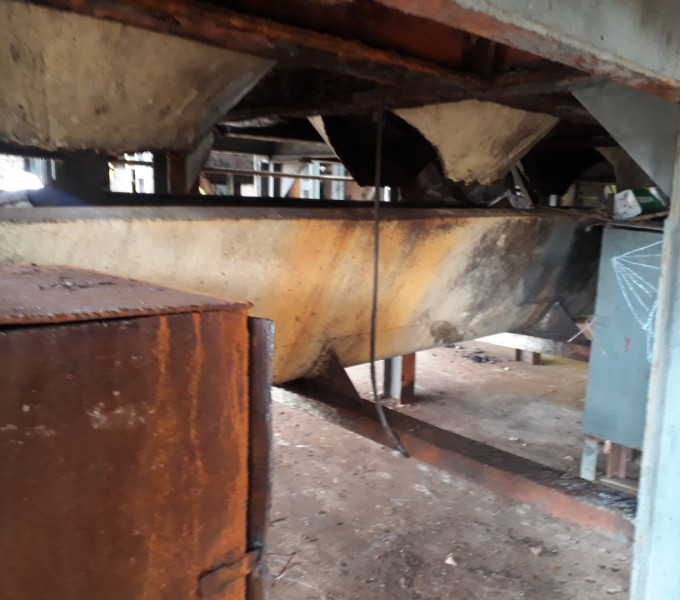 Sem-fim das centrifugas Kont-8 aprox. 4m