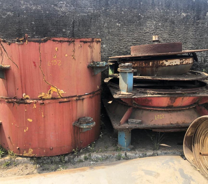 2 Centrifugas de açúcar sucateadas