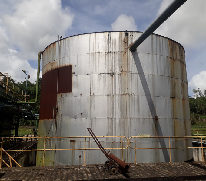 Tanque de aço carbono Cap. 1500M³; TAG: 920TQ01