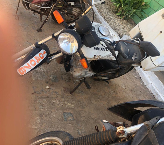 Motocicleta Honda CG 125 Cargo KS, branca, ORH-6835, 2013