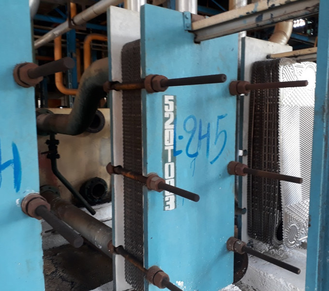 Trocador de Calor APV de Placas INOX; TAG: 520TO03