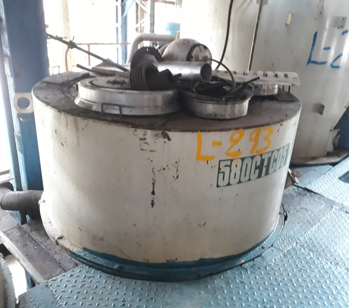 Separadora Centrifuga Continua Mel Mausa KONT-10 C/ motor WEG 100Cv Cap. 8TON/H; TAG: 580CTC07