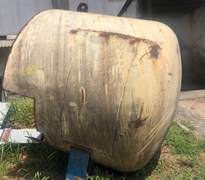 Metade de tanque em aço carbono