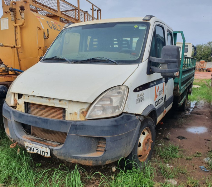Caminhão Iveco DAILY 70C17 HD CD, Branco, Placa: ORH-2107, Ano 2014, frota: 102079