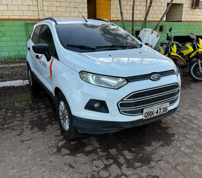 Veiculo Automóvel Ford Ecosport, branco, ano: 2013 Placa: ORK-4735