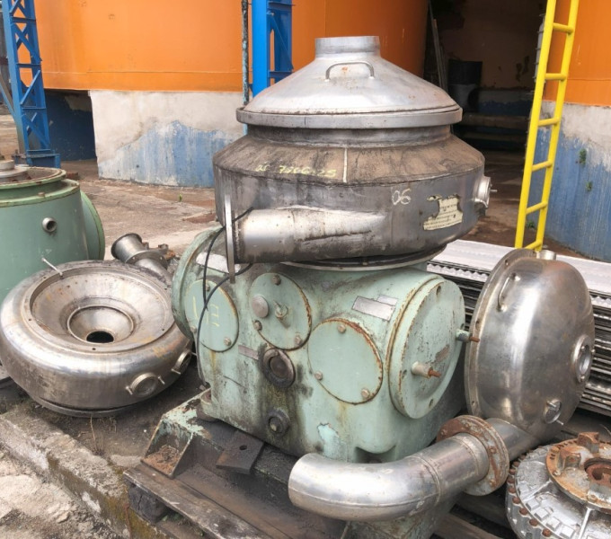 01 CENTRÍFUGA DE ALCOOL WESTFALIA 6500 RPM, TIPO: HDA - 50-06-576