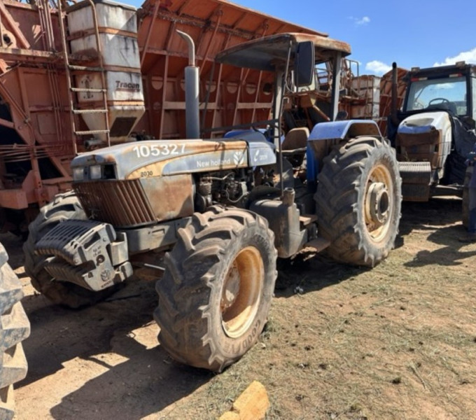 TRATOR DE PNEU NEW HOLLAND 8030-4, 2013, FROTA: 105327