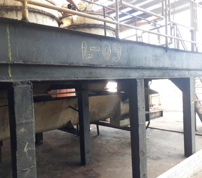 Base P/ Centrifugas, estrutura em vigas