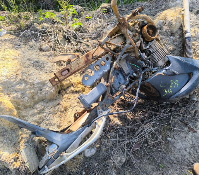 Motocicleta NXR Bros, Placa: OHE-1757, Ano: 2012, Preta (Sem documentação)