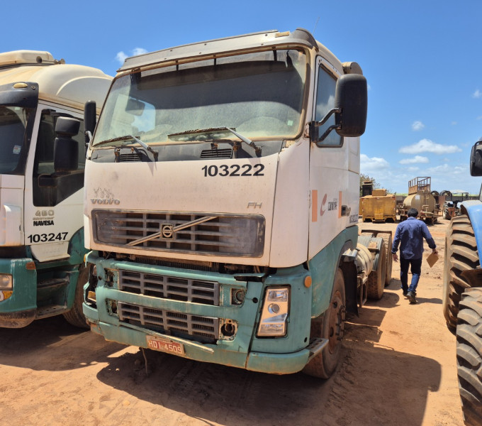 Caminhão Cavalo mecânico Volvo FH 440 6x4, Ano: 2008, Branco, Diesel, Placa: HDI 4509, Frota: 103222 + Item 4