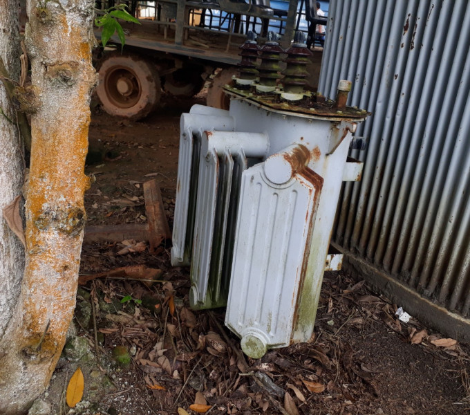 Transformador 75 KVA entrada 6.600v saida 440v