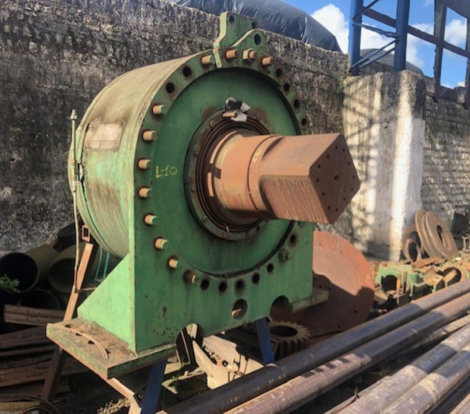 REDUTOR PLANETÁRIO TGM, MODELO RPZ 3 385.E (PARA MOENDA 30/54"), POTÊNCIA INSTALADA 671/900 KW/HP, RELAÇÃO TRANSMISSÃO 170:1, ROTAÇÃO ENTRADA/SAÍDA 1185/7,0 RPM