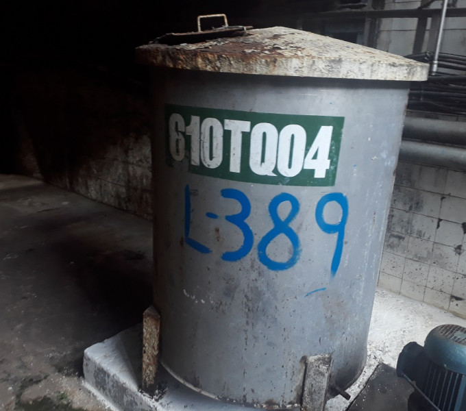 Tanque em Aço INOX 500L; TAG: 610TQ04