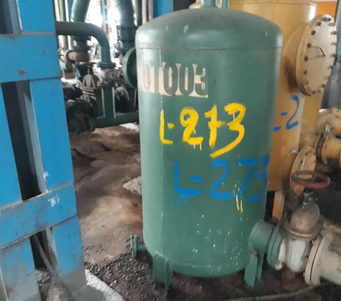 Vaso em A/C Acoplado Com Motor-Bomba; TAG: 540TQ03/540MB08
