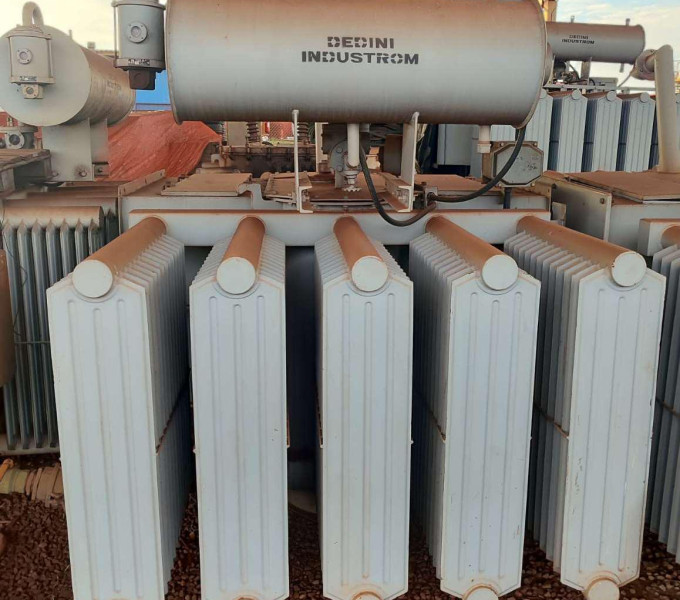 Transformador Trifásico DEDINI, 1000KVA, N° Série: Não Identificado