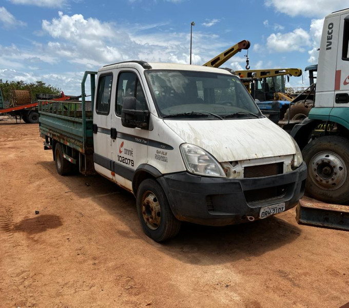 Caminhão Iveco DAILY 70C17 HD CD, Branco, Placa: ORH-2107, Ano 2014, frota: 102079