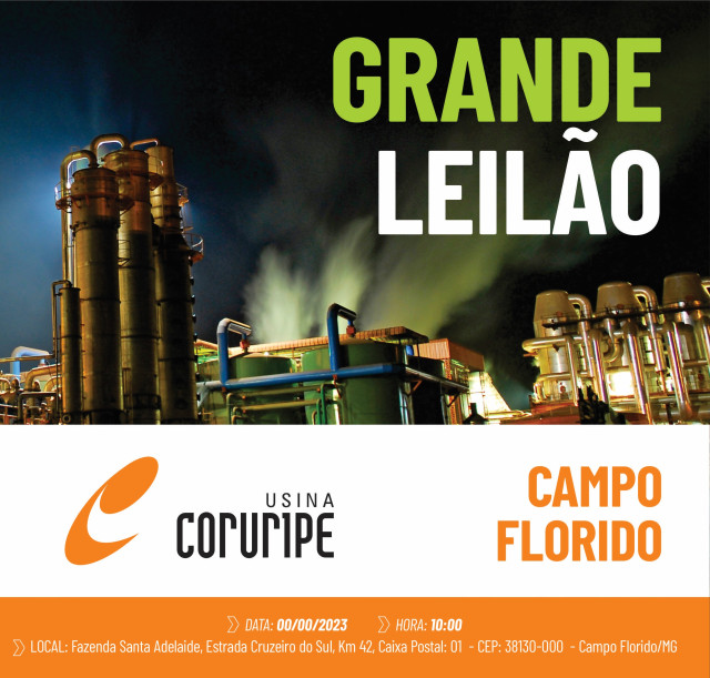Grande Leilão Us Coruripe Und. Campo Florido