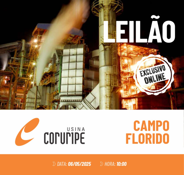 Grande leilão Online Us. Coruripe Campo Florido