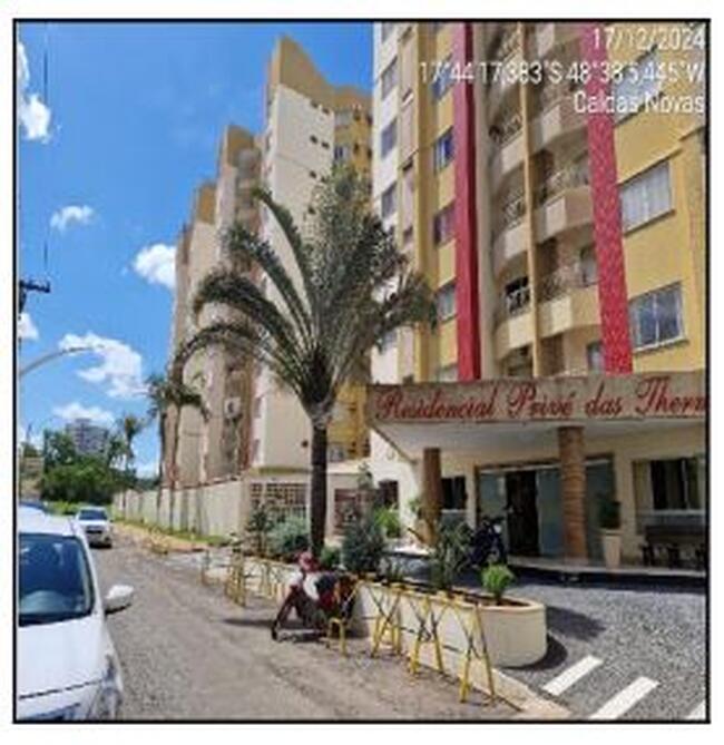 Apartamento com 64,01m² de área privativa - localizado no endereço: jardim jeriquara, ed res prive das thermas - caldas novas/go