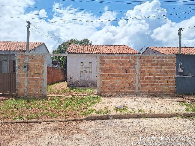 Casa com 47,5m² de área privativa - localizado no endereço: , girassol residencial - cocalzinho de goias/go