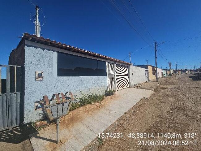 Casa com 55m² de área privativa - localizado no endereço: , lot res itamar nobrega iii - cocalzinho de goias/go
